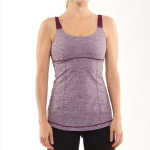Lululemon Active Strength Heathered Plum Tank top